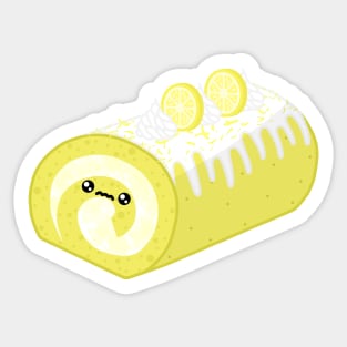 Lemon Cake Roll Sticker